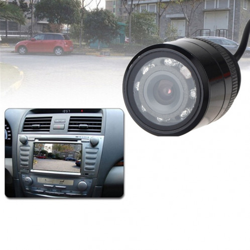 E325 LED caméra de recul caméra de recul, lentille de couleur de soutien / 120 degrés visualisable / étanche et capteur de nuit fonction, diamètre: 30 mm (noir) SH02271424-37