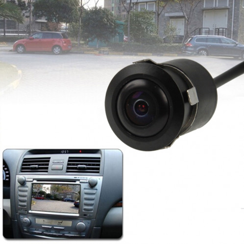 2.4G GPS sans fil de voiture rétroviseur inverse caméra de secours de stationnement, grand angle de vision: 120 degrés (WX1637BS) (noir) SH0236996-31