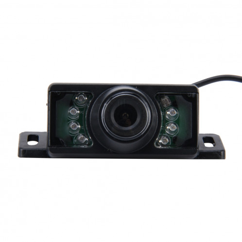 7 LED IR infrarouge étanche Vision arrière caméra de vision pour GPS de voiture, grand angle de vision: 170 degrés (DM320P) (noir) SH0242227-35