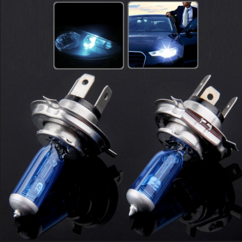 Ampoule halogène, ampoule de phare de voiture super blanche, 12 V / 55 W, 6000 K 1700 LM (paire) SH106C912-36