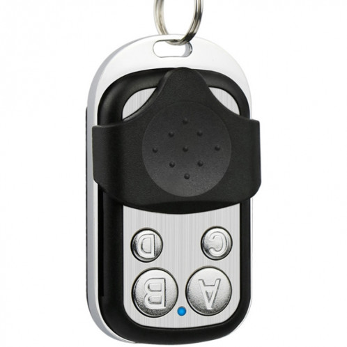 433MHz d'apprentissage sans fil métal code 4 Clés Télécommande (Noir + Argent) SH0123595-35