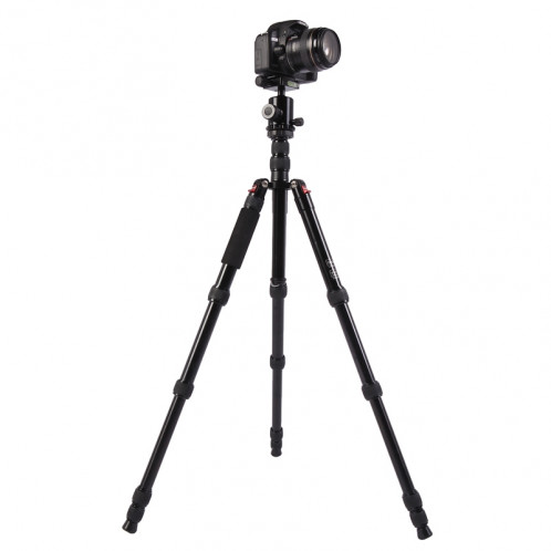 Trépied en aluminium portable réglable avec tête sphérique NB-2S Triopo MT-2805C pour appareil photo Canon Nikon Sony DSLR (noir) ST414A1660-37