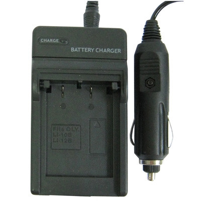 Chargeur de batterie appareil photo numérique pour OLYMPUS Li-10B / Li-12B / DBL10 (Noir) SH0506785-37