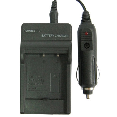 Chargeur de batterie appareil photo numérique pour FUJI FNP40 / SBL0837 / 0737 / D-L18 (Noir) SH060623-37