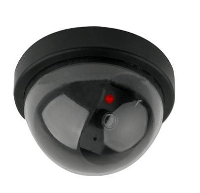 Caméra de sécurité de système de détection de mouvement factice factice à l'aspect réaliste (noir) SH0104200-36