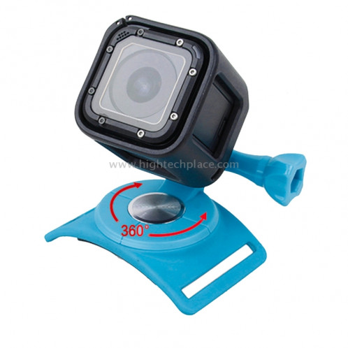 TMC à rotation à 360 degrés avec sangles pour GoPro HERO4 Session / 4/3 + / 3/2/1, Xiaomi Yi Sport Camera (Bleu) ST305L4-35