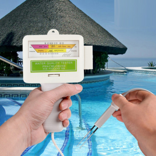 Testeur de pH / CL2 d'eau de piscine à la maison, longueur de câble: 1.2m SH04081973-37
