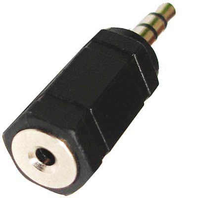 3.5 Adaptateur mâle à 2.5 femelle (noir) S3-301578-33