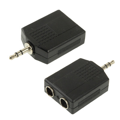 Adaptateur audio 3,5 mm mâle à 2,35 mm femelle (noir) S3-3101484-34