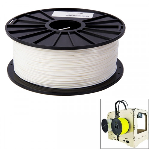 Filaments d'imprimante 3D couleur série ABS 1,75 mm, environ 395 m (blanc) SH040W1045-36
