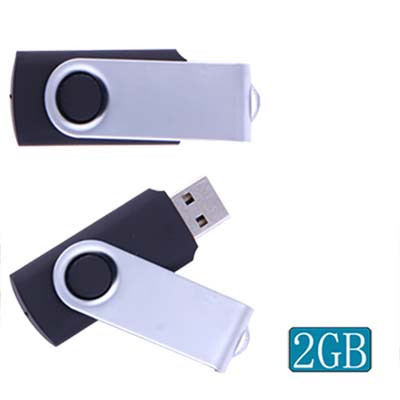 Disque Flash 2 Go Twister USB2.0 (Noir) S20111746-35