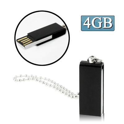 Mini disque flash USB rotatif (4 Go), noir SM07BB895-36