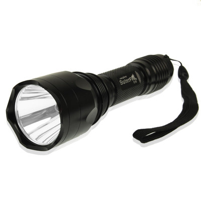 SuterFire C10 400LM LED lampe de poche, CREE Q5 LED haute puissance, 5 modes, lumière blanche, longueur: 16cm (noir) SH141B1173-35