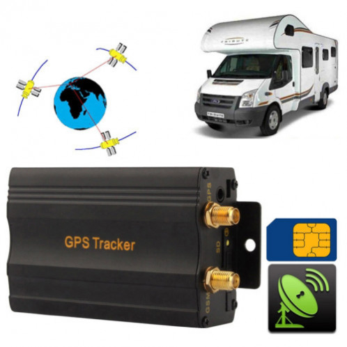 Système de suivi de véhicule de traqueur de TK103A + GPS / SMS / GPRS, supportent la double carte de SIM, spécifiquement conçu pour la voiture, taxi, camion SS0015210-310