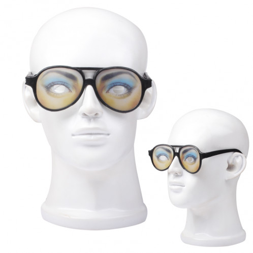 Lunettes rigolotes en plastique avec monture noire (noir) SH03541929-34