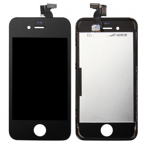 iPartsAcheter 3 en 1 pour iPhone 4S (Original LCD + Cadre + Touch Pad) Assemblage Digitizer (Noir) SI746B1202-34