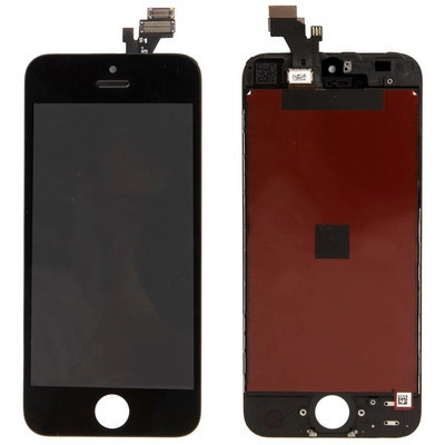 iPartsBuy 3 en 1 pour iPhone 5 (Original LCD + Cadre LCD + Touch Pad) Assemblage de numériseur (Noir) SI713B1226-34