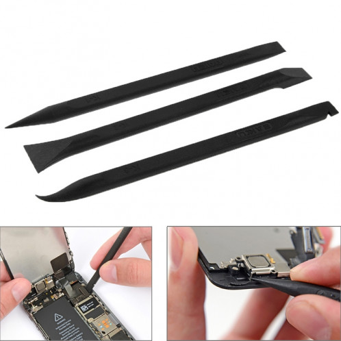 BAKU 3 en 1 outils antistatiques de réparation d'ouverture de barre de levier / Kit plat flexible de câble plat SB13901750-33