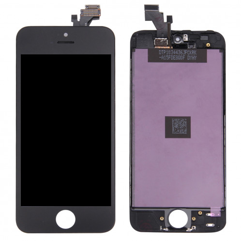 iPartsAcheter 3 en 1 pour iPhone 5 (LCD + Frame + Touch Pad) Digitizer Assemblée (Noir) SI804B1303-38