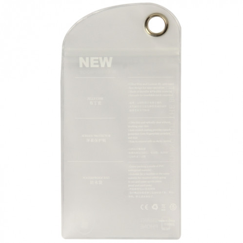 50 pcs emballage de sac en plastique pour iPhone 6/5 et 5s / 4 & 4s / iPod Touch Coque, Taille: 15cm x 9.5cm (blanc) SH66221514-35