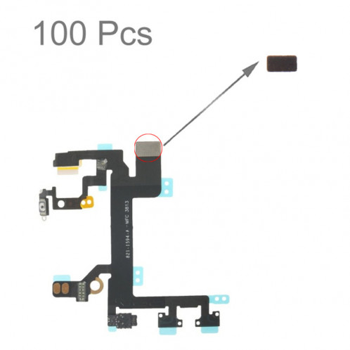 100 PCS mousse mousse éponge pour câble de câble de bouton d'alimentation de l'iPhone 5S S101111175-32