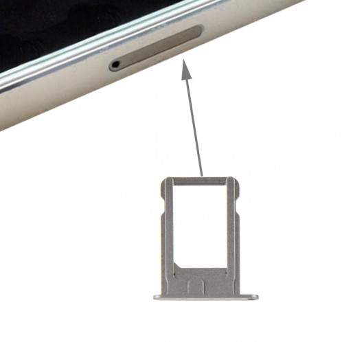 iPartsBuy pour iPhone 5S Porte-cartes SIM d'origine (Gris) SI07001846-33