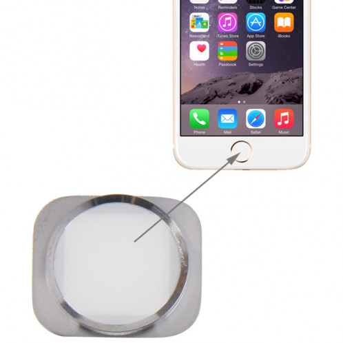 Bouton d'accueil pour iPhone 6 (blanc) SH01031051-33