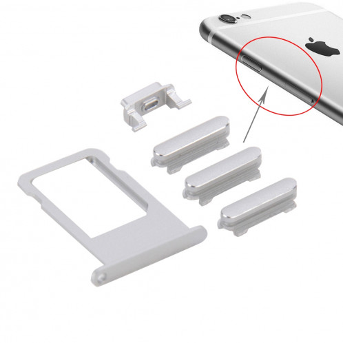 iPartsBuy remplacement de la carte pour iPhone 6s Plus (Argent) SI003S634-33