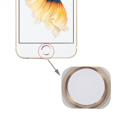 Bouton Accueil pour iPhone 6s Plus (Or) SH500J1083-35