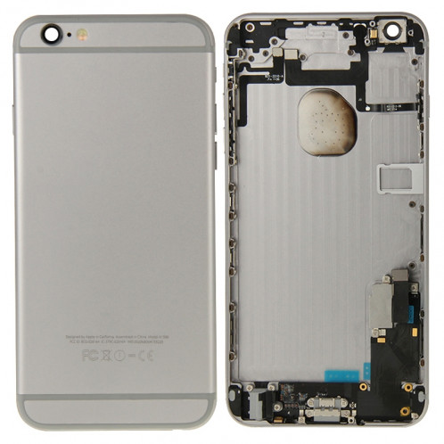 iPartsBuy pour iPhone 6 Plus couvercle du boîtier complet (gris) SI105H1843-37