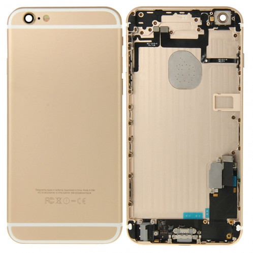 iPartsBuy pour iPhone 6 Plus couvercle du boîtier complet (or) SI105J862-37