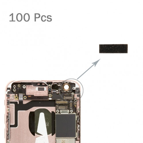 100 PCS iPartsAcheter pour iPhone 6s Face Facing Caméra Piédestal Éponge Mousse Tapis Slice S100211707-34
