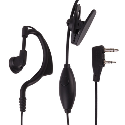 Écouteur tenu dans la main d'émetteur-récepteur pour des talkies-walkies, prise de 3.5mm + de 2.5mm S-33