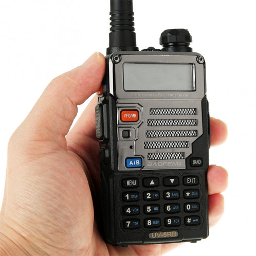 BAOFENG UV-5RB professionnel double bande émetteur-récepteur FM talkie walkie radio émetteur-récepteur (noir) SB582B719-313