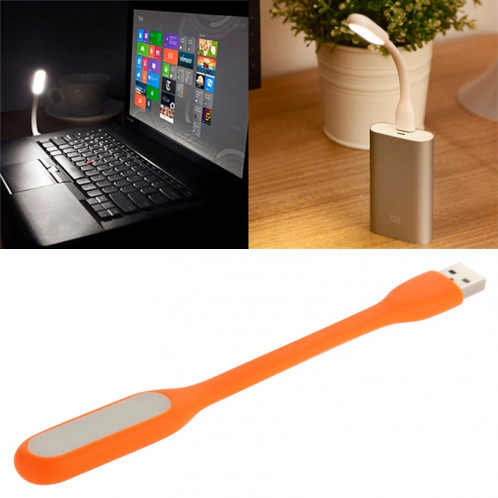 Portable Mini USB 6 LED Lumière de protection des yeux flexible pour PC / ordinateurs portables / Power Bank (Orange) SH068E1362-39