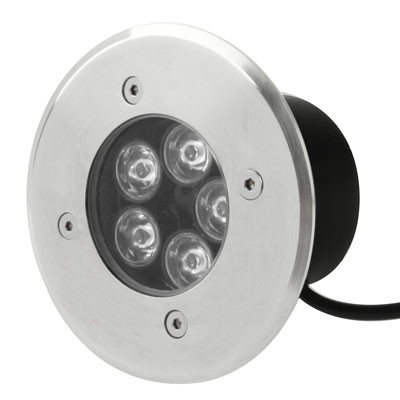 Lumière enfouie de 5W, lumière blanche imperméable 5 LED, CC 12V, taille de trou: 85mm SH630W843-35