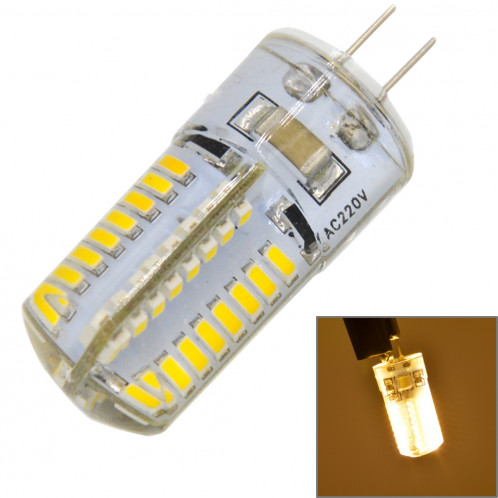 Ampoule de maïs de maïs de G4 4W 200LM, 64 LED SMD 3014, lumière blanche chaude, CA 220V SH05WW858-37