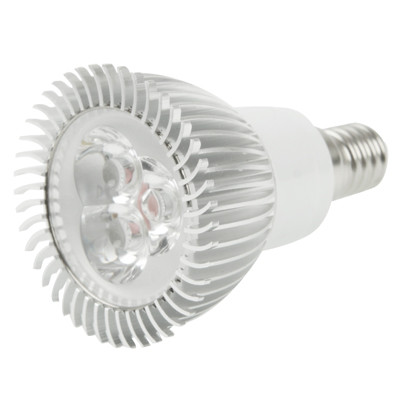 E14 3W ampoule de lampe de projecteur de LED, 3 LED, lumière blanche, 6000-6500K, CA 220V SH124W1007-35