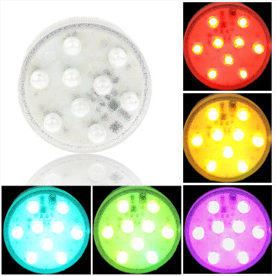 Ampoule multi couleur, 9 LED, 13 couleurs, avec télécommande (blanc) SH6150636-37
