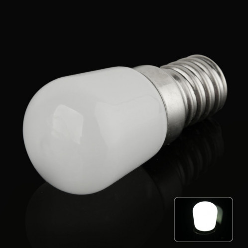 E14 2W Ball Ampoule raide, 100LM, 6000-6500K lumière blanche, AC 100-240V SH032W1459-30