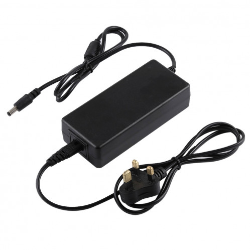 Unité d'alimentation CA UK Plug 12V 5A 60W avec prise de courant continu 5,5mm pour moniteur LCD Cordon, sorties: 5.5x2.5mm (noir) SH501C1676-34