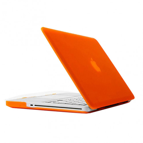 Boîtier de protection en plastique dur givré pour Macbook Pro 13,3 pouces (Orange) SH14RG1701-37