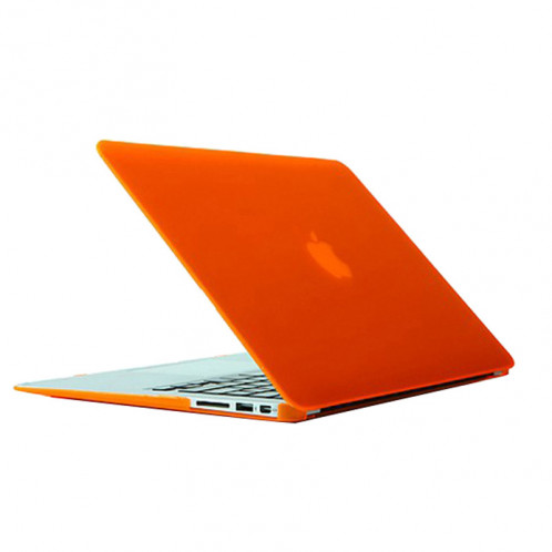 Boîtier de protection en plastique dur givré pour Macbook Air 13,3 pouces (A1369 / A1466) (Orange) SH16RG865-37