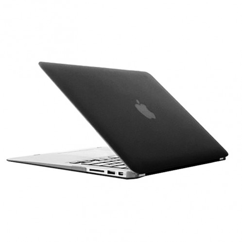 Boîtier de protection en plastique dur givré pour Macbook Air 11,6 pouces (noir) SH017B623-37