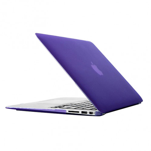 Boîtier de protection en plastique dur givré pour Macbook Air 11,6 pouces (violet) SH017P1582-37