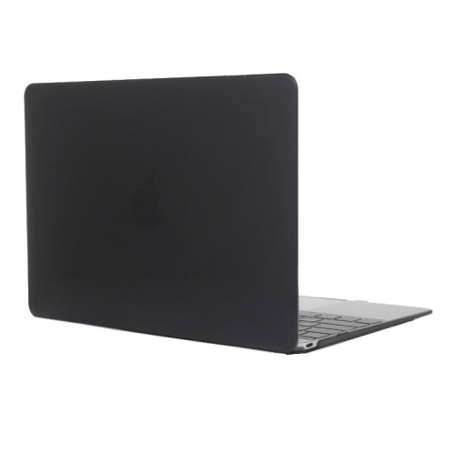 Étui de protection transparent en cristal transparent pour Macbook 12 pouces (noir) SH040B1656-35