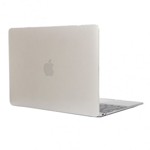 Étui de protection en cristal transparent transparent pour Macbook 12 pouces (blanc) SH040W1037-35