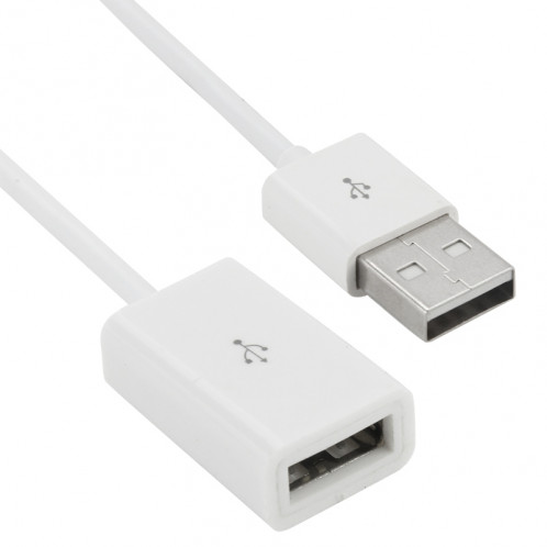 Câble d'extension USB AM vers AF Extender pour Mac, Longueur: 1m (Blanc) SH0217405-33