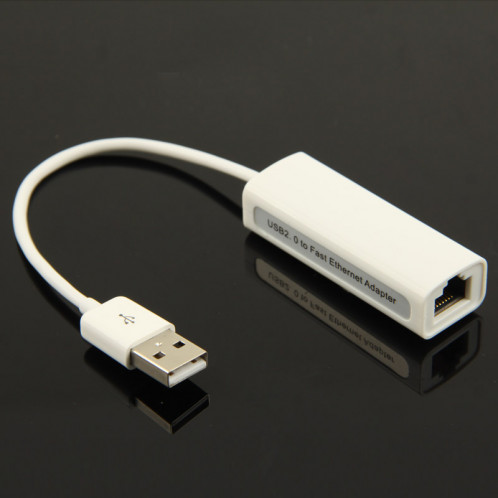 Adaptateur Fast Ethernet USB 2.0 haute vitesse (blanc) SH02321240-36