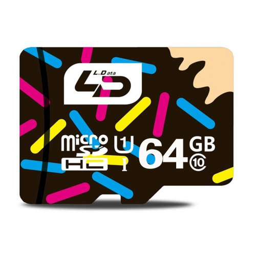 Carte mémoire LD 64 Go haute vitesse de classe 10 TF / Micro SDXC UHS-1 (U1) SH016C661-38